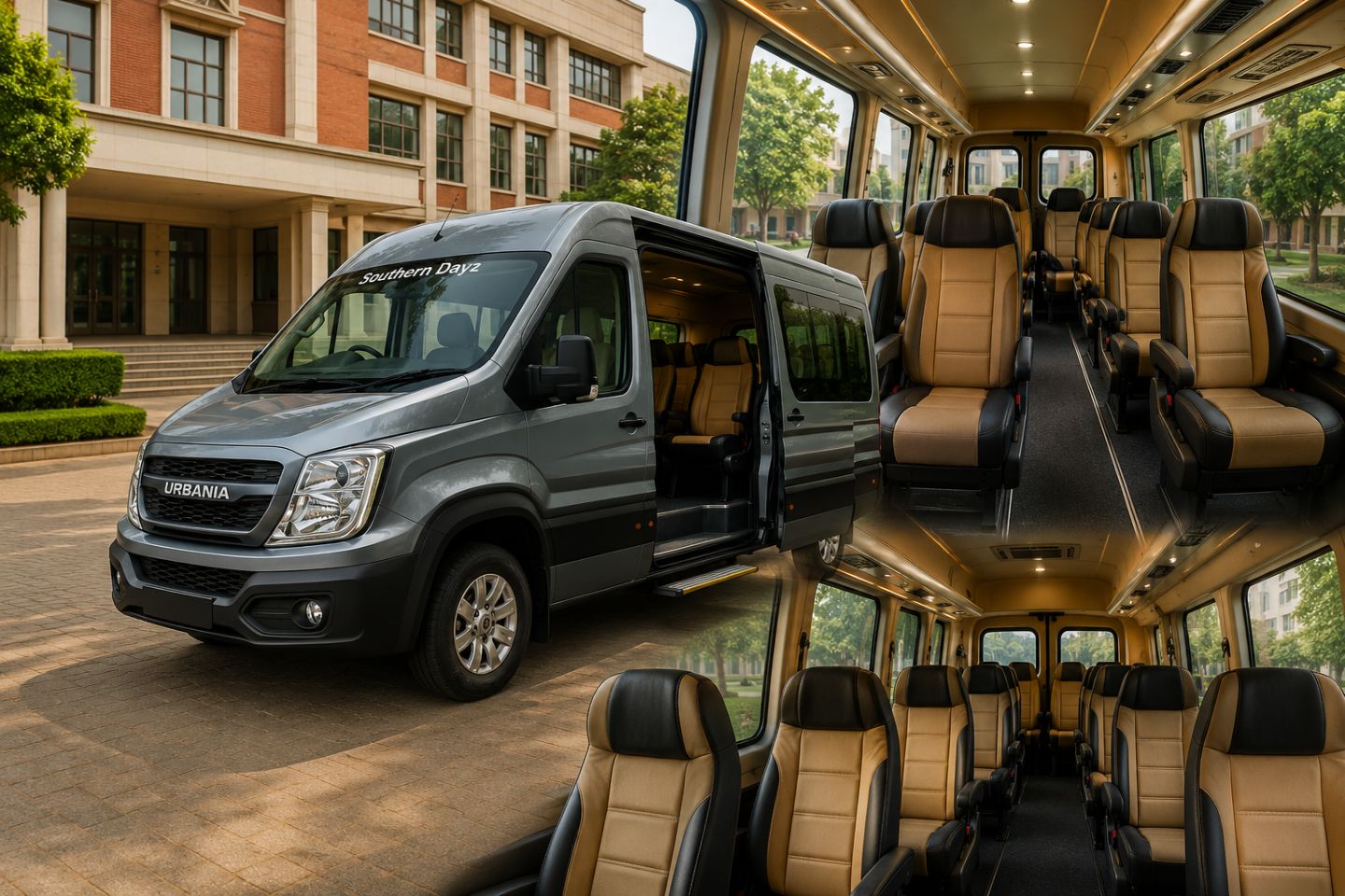 Luxury Urbania Rent Kochi premium luxury van rental for comfortable Kerala group travel and sightseeing tours