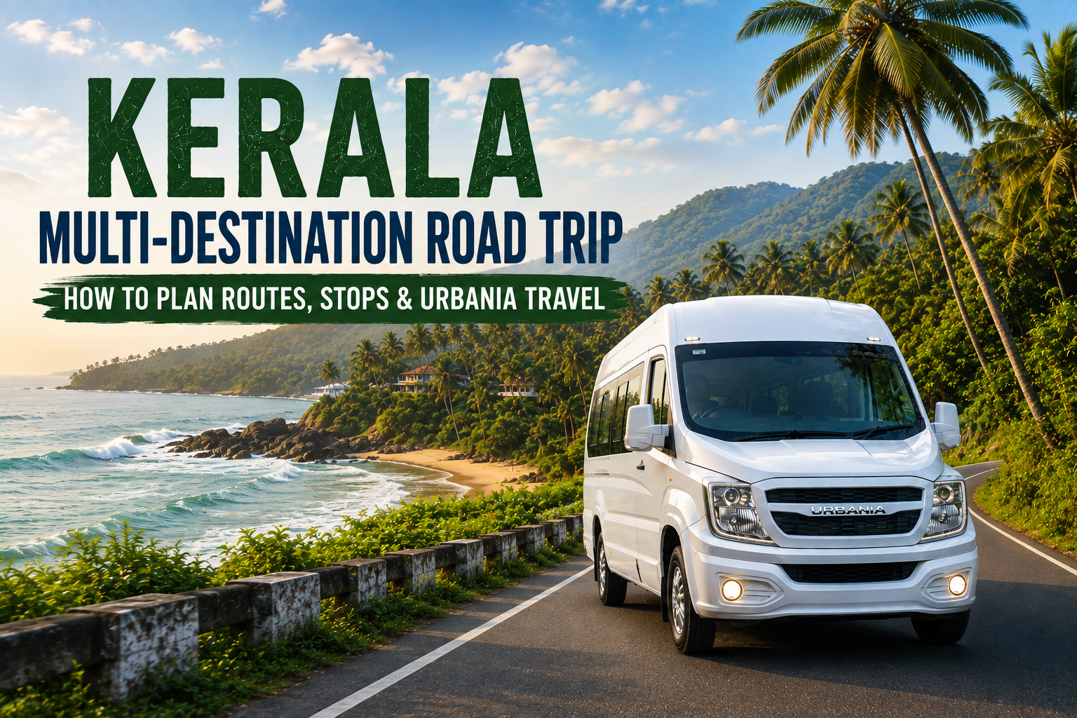Kerala Multi-Destination Road Trip with Urbania on a scenic Kerala mountain road